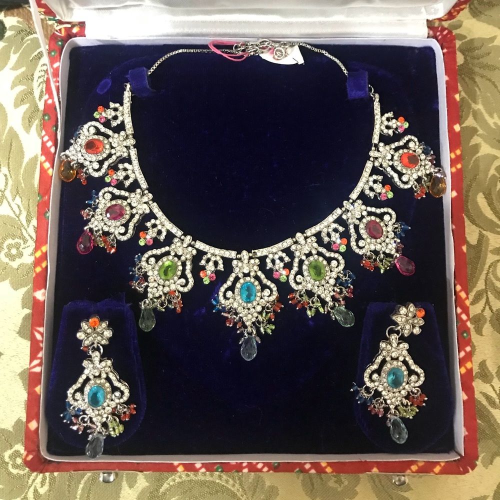 Traditional Colorful Indian Necklace